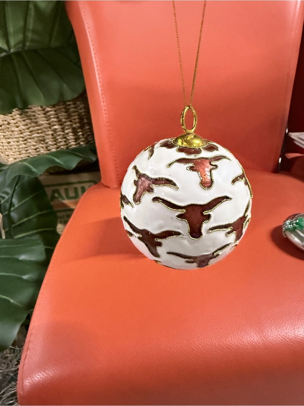 Vintage Kitty Keller UT Texas Longhorn Cloisonné Ornament – Officially Licensed
